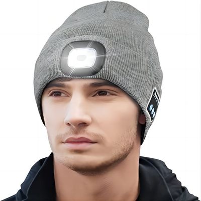 Tiempo del juego del sombrero 12hours de los auriculares de Bluetooth del punto del LED construido en micrófono