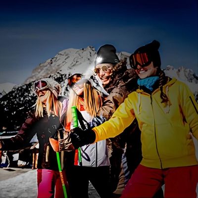 Bluetooth desmontable LED Beanie Hat With Front Light para la pesca de la noche
