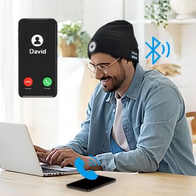 sombrero video de 2K FHD con el bluetooth, jugando la grabación de vídeo musical sin manos para los callings del teléfono en actividades del invierno