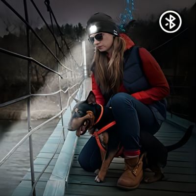 El sombrero video del LED Bluetooth, cámara de vídeo portátil usable de la resolución de 5.0-megapixel HD con música goza del faro para la patrulla