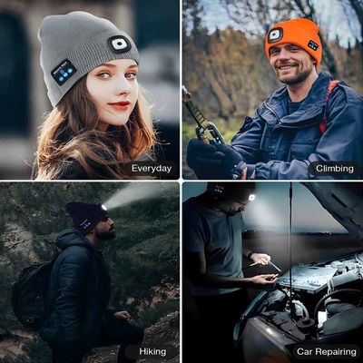 Grabación de vídeo inalámbrica de la tarjeta de memoria del sombrero 128G de los auriculares de Bluetooth de la música 6hours