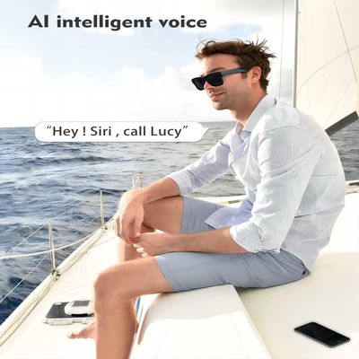 Bluetooth 5,0 gafas de sol impermeables IPX4, las gafas de sol audios elegantes para escucha las llamadas de la música y de teléfono