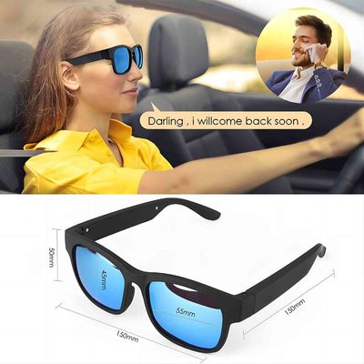 Prenda impermeable de llamada libre de la radio de Bluetooth de las gafas de sol del oído de las manos abiertas elegantes de la música